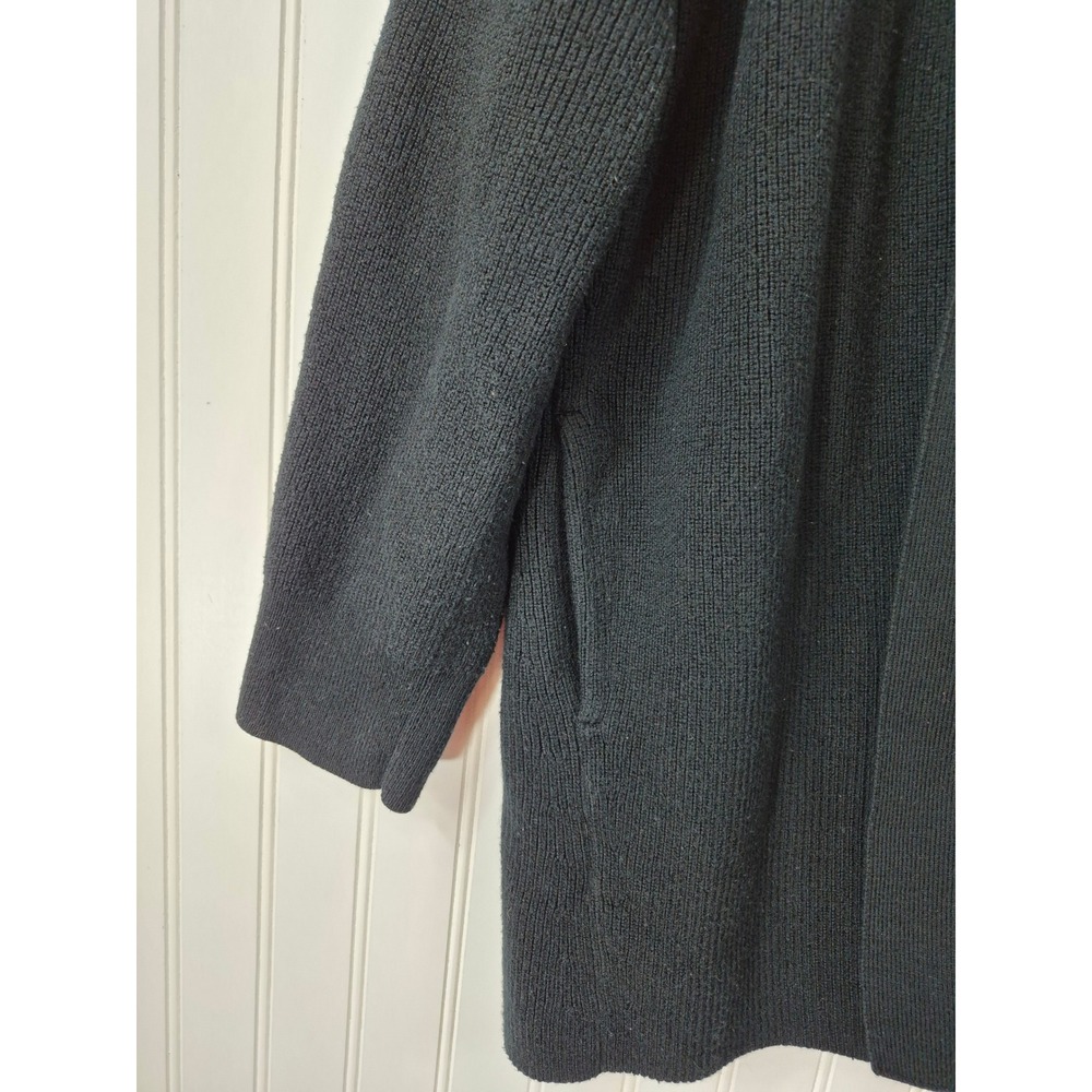 Lululemon Merino Wool Blend Ribbed Thick Knit Cardigan Black Open Front Size
12 - Picture 5 of 9